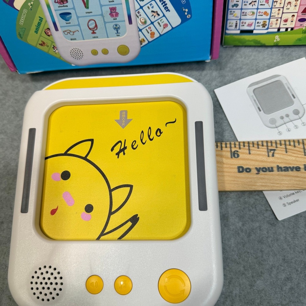 Enlightenment Reading Machine Interactive Audio Flash Card Reader Learning Toy - Picture 7 of 11